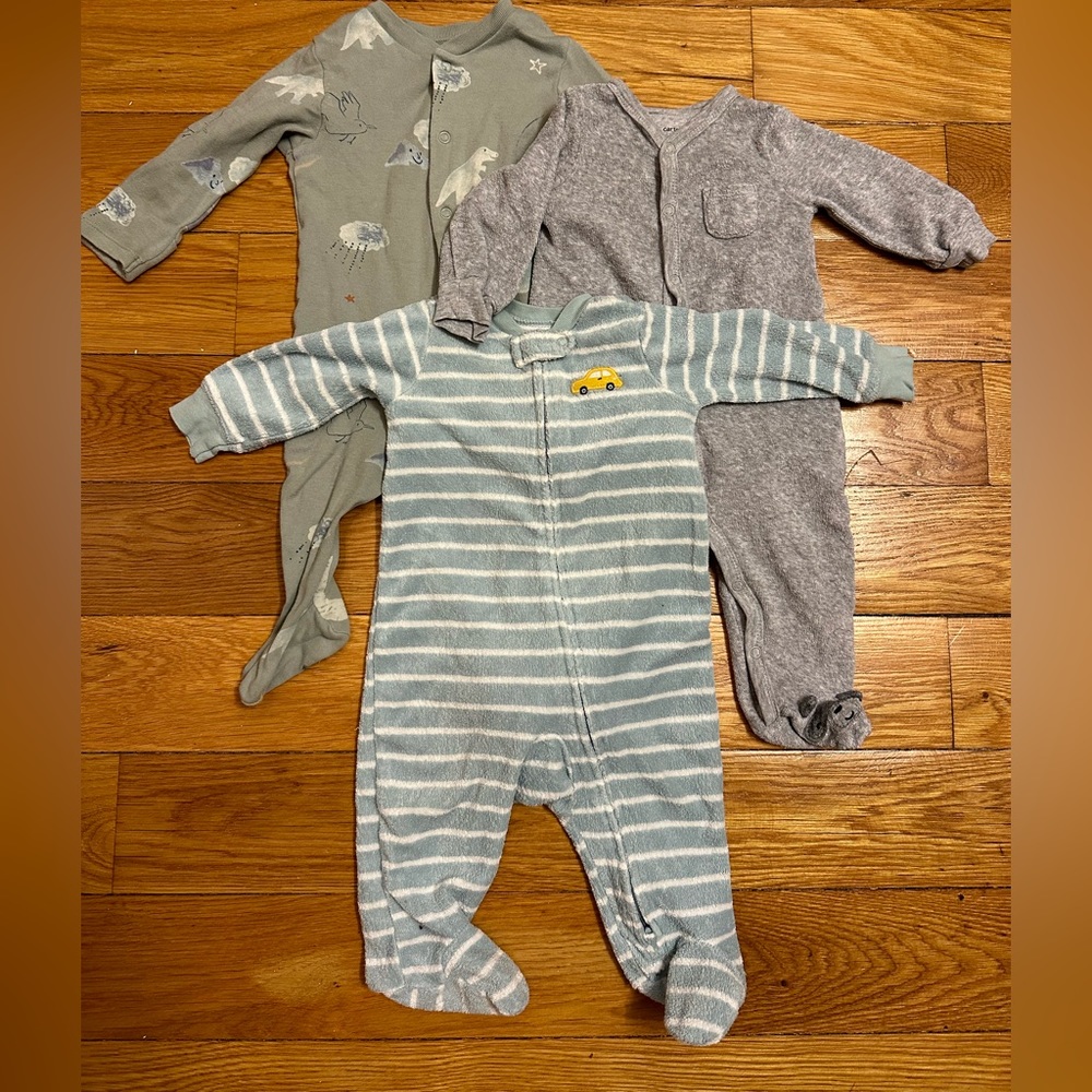 Footies bundle 3-6 months Carter's and M&S